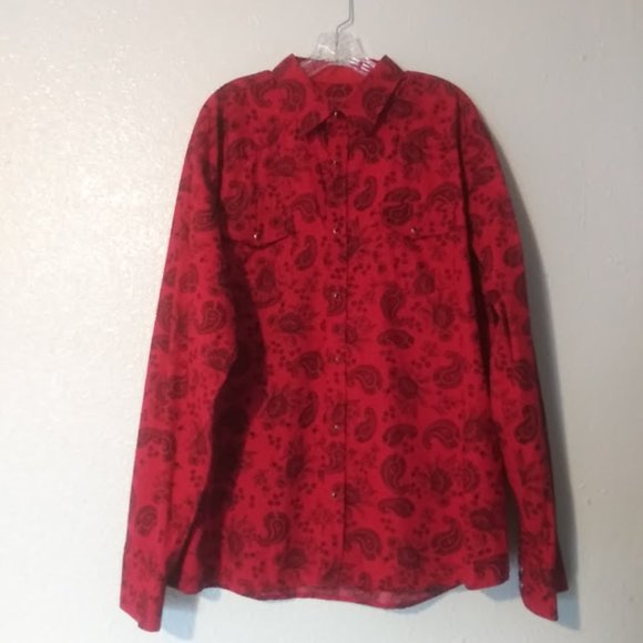 Patron Cito Red Label men's XXL red and black shirt - Picture 1 of 15